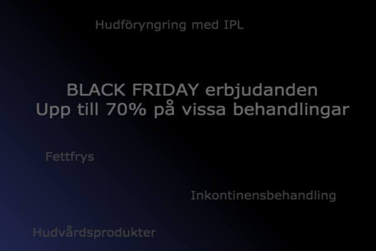 Black friday hos Veritaskliniken